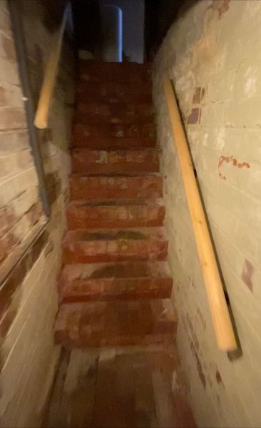 original steps leading down into the cellar: Swipe To View More Images