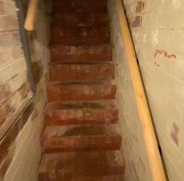 original steps leading down into the cellar: Click Here To View Larger Image